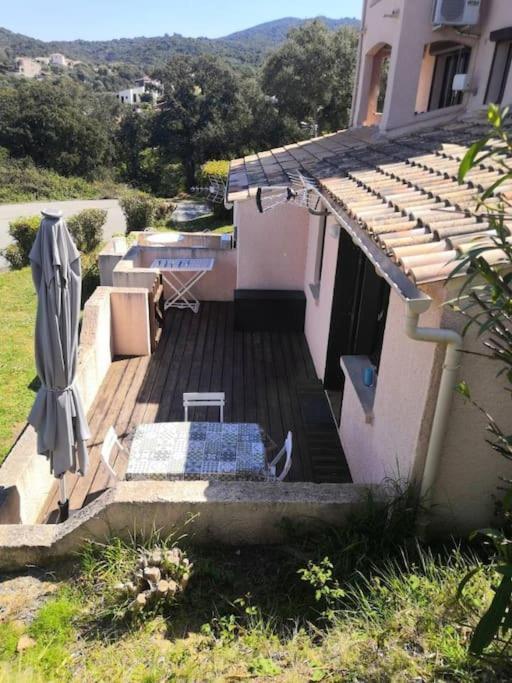 Porticcio Tres Joli T2 Climatise & Grande Terrasse A 1Km De La Plage 외부 사진